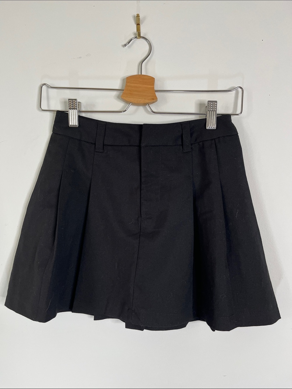Black Schoolgirl Academia Pleated Mini Skirt XXS Whimsigoth Dark Fairy